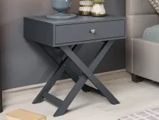 Core Core Options Blue 1 Drawer Petite Bedside Table