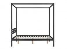 Birlea Birlea Mercia Black Four Poster Wooden Bed Frame