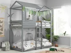 Birlea Birlea Adventure Grey Wooden Bunk Bed Frame
