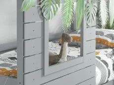 Birlea Furniture & Beds Birlea Adventure 3ft Grey Wooden Bunk Bed Frame