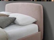 Birlea Furniture & Beds Birlea Otley 5ft King Size Pink Upholstered Boucle Fabric Bed Frame