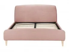 Birlea Furniture & Beds Birlea Otley 5ft King Size Pink Upholstered Boucle Fabric Bed Frame