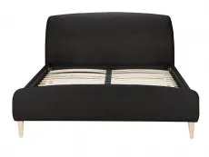 Birlea Furniture & Beds Birlea Otley 4ft6 Double Charcoal Boucle Fabric Bed Frame