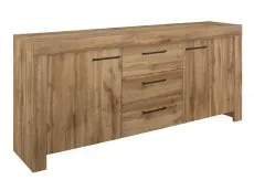 Birlea Compton Oak 2 Door 3 Drawer Sideboard