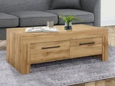 Birlea Birlea Compton Oak 4 Drawer Coffee Table