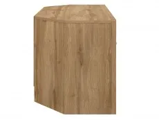 Birlea Birlea Compton Oak 1 Door 1 Drawer Corner TV Cabinet