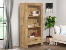 Birlea Birlea Compton Oak 1 Drawer Bookcase