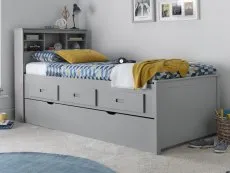 Bedmaster Bedmaster Veera Grey Wooden Bed Frame