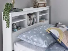 Bedmaster Bedmaster Veera White Wooden Bed Frame