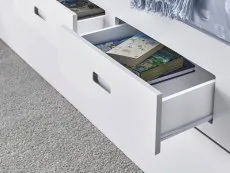Bedmaster Bedmaster Veera White Wooden Bed Frame