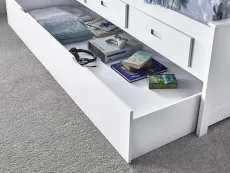 Bedmaster Bedmaster Veera White Wooden Bed Frame