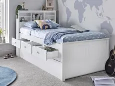 Bedmaster Bedmaster Veera White Wooden Bed Frame