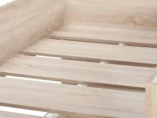 Birlea Birlea Leyton White and Oak Effect Cabin Bed Frame