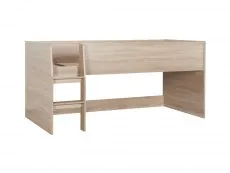 Birlea Birlea Leyton White and Oak Effect Cabin Bed Frame