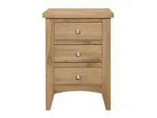 Birlea Birlea Hampstead Oak 3 Drawer Bedside Table