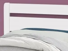 Sareer Beaulieu 3ft Single White Wooden Bed Frame