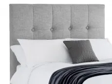 Julian Bowen Julian Bowen Sorrento Light Grey Fabric Bed Frame