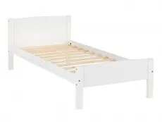 Seconique Seconique Amber White Wooden Bed Frame