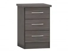 Seconique Seconique Nevada Black 4 Piece Bedroom Furniture Package