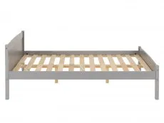 Seconique Seconique Amber 4ft6 Double Grey Wooden Bed Frame