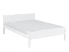 Seconique Seconique Amber 4ft6 Double White Wooden Bed Frame