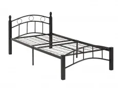 Seconique Seconique Luton 3ft Single Black Metal Bed Frame