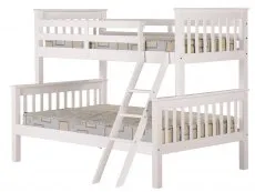 Seconique Seconique Neptune 3ft plus 4ft White Wooden Bunk Bed Frame