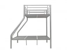 Seconique Seconique Tandi 3ft plus 4ft6 Silver Metal Bunk Bed Frame