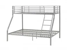 Seconique Seconique Tandi 3ft plus 4ft6 Silver Metal Bunk Bed Frame