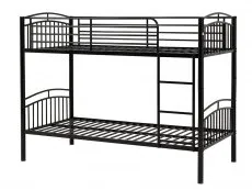 Seconique Seconique Ventura Black Metal Bunk Bed Frame