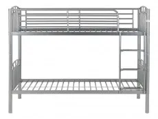 Seconique Seconique Ventura 3ft Silver Metal Bunk Bed Frame