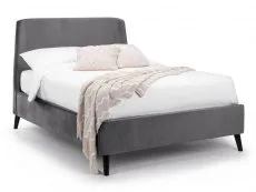 Julian Bowen Julian Bowen Frida Grey Velvet Bed Frame