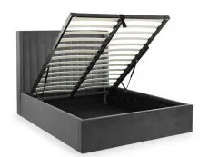 Julian Bowen Julian Bowen Langham Grey Velvet Ottoman Bed Frame