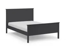 Julian Bowen Julian Bowen Maine 3ft Single Anthracite Wooden Bed Frame