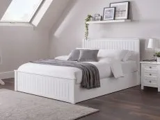 Julian Bowen Julian Bowen Maine Surf White Wooden Ottoman Bed Frame