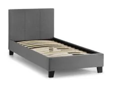 Julian Bowen Julian Bowen Rialto Grey Linen Fabric Bed Frame