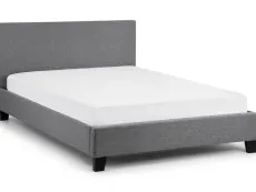 Julian Bowen Julian Bowen Rialto Grey Linen Fabric Bed Frame