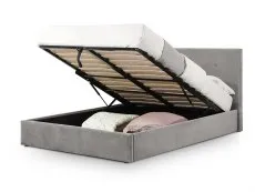 Julian Bowen Julian Bowen Shoreditch Grey Velvet Ottoman Bed Frame