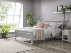 Julian Bowen Julian Bowen Venice 3ft Single Grey Wooden Bed Frame
