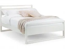 Julian Bowen Venice 4ft6 Double Surf White Wooden Bed Frame