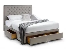 Julian Bowen Julian Bowen Wilton Grey Fabric 4 Drawer Storage Bed Frame