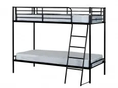 Seconique Seconique Brandon Black Metal Bunk Bed Frame