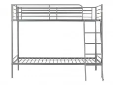 Seconique Seconique Brandon 3ft Silver Metal Bunk Bed Frame