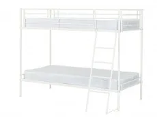 Seconique Seconique Brandon 3ft White Metal Bunk Bed Frame