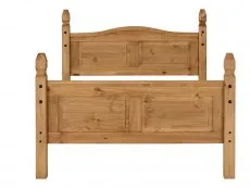 Seconique Seconique Corona Wax Pine Wooden Bed Frame (High Footend)