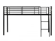 Seconique Seconique Kora 3ft Single Black Metal Mid Sleeper Bed Frame