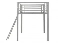 Seconique Seconique Kora Silver Metal Mid Sleeper Bed Frame