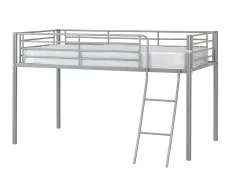 Seconique Seconique Kora Silver Metal Mid Sleeper Bed Frame