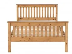 Seconique Seconique Monaco 4ft6 Double Wax Pine Wooden Bed Frame (High Footened)