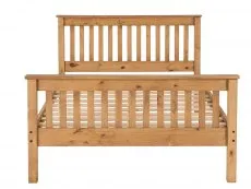 Seconique Seconique Monaco 5ft King Size Wax Pine Wooden Bed Frame (High Footened)